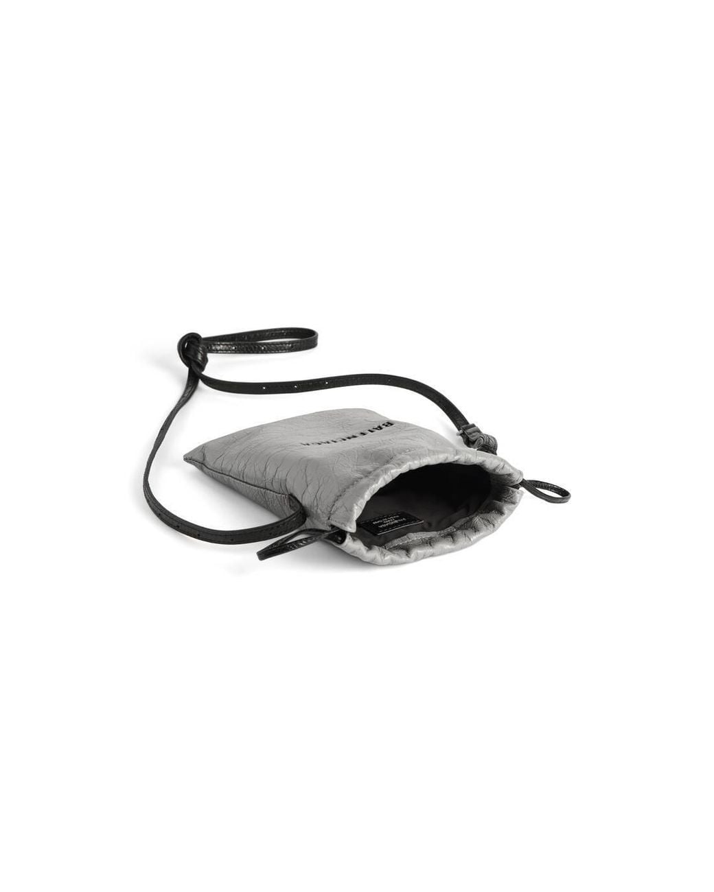 Balenciaga Metallic Shopper Phone Holder Shoulder Bag for men