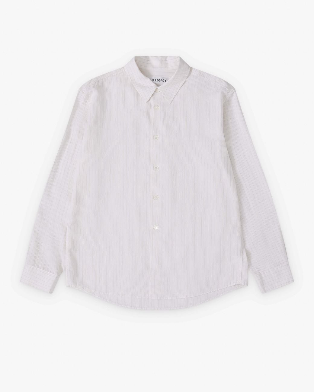 Our Legacy White Beyond Striped Shirt for men