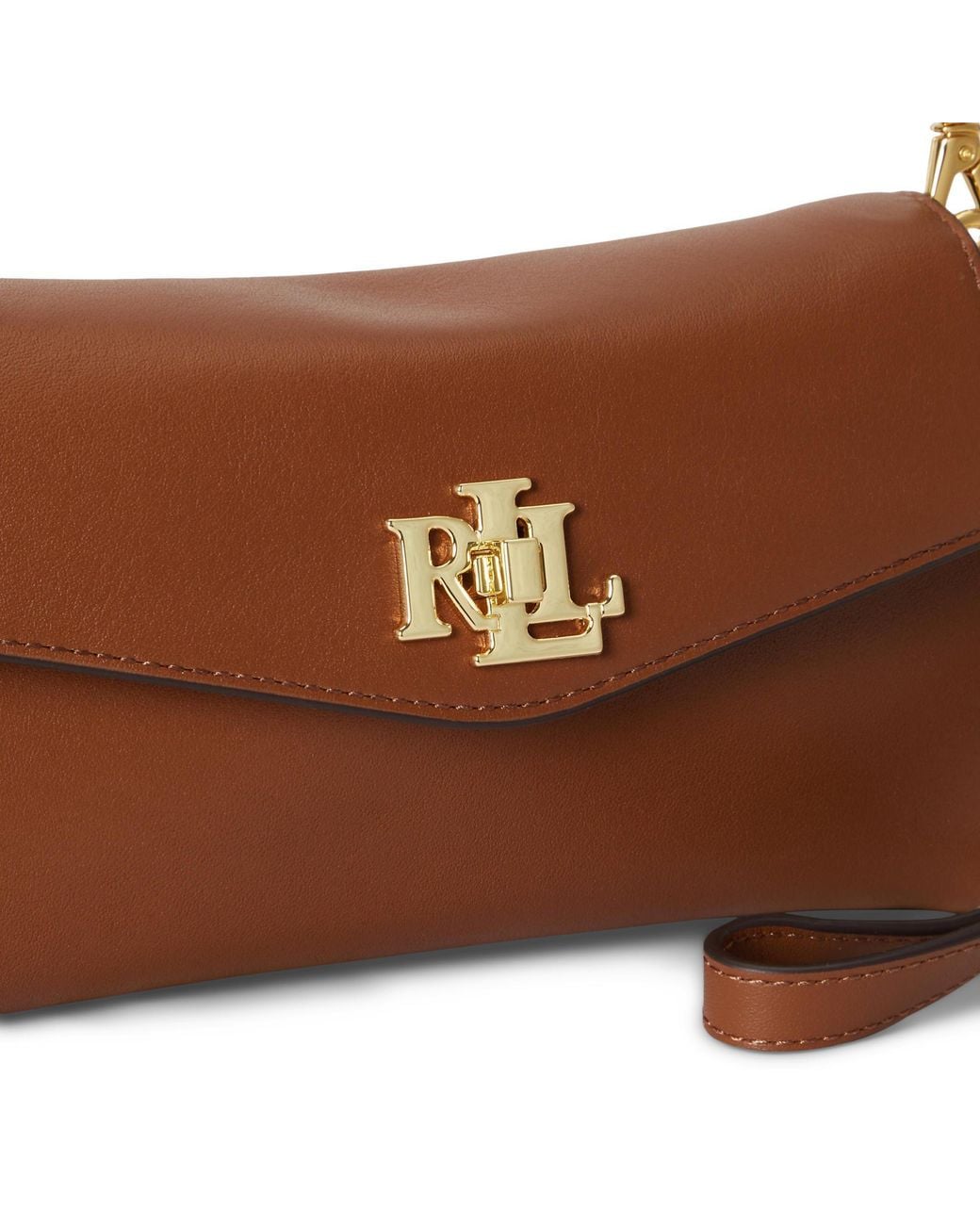 Ralph Lauren Brown Chain Wallet