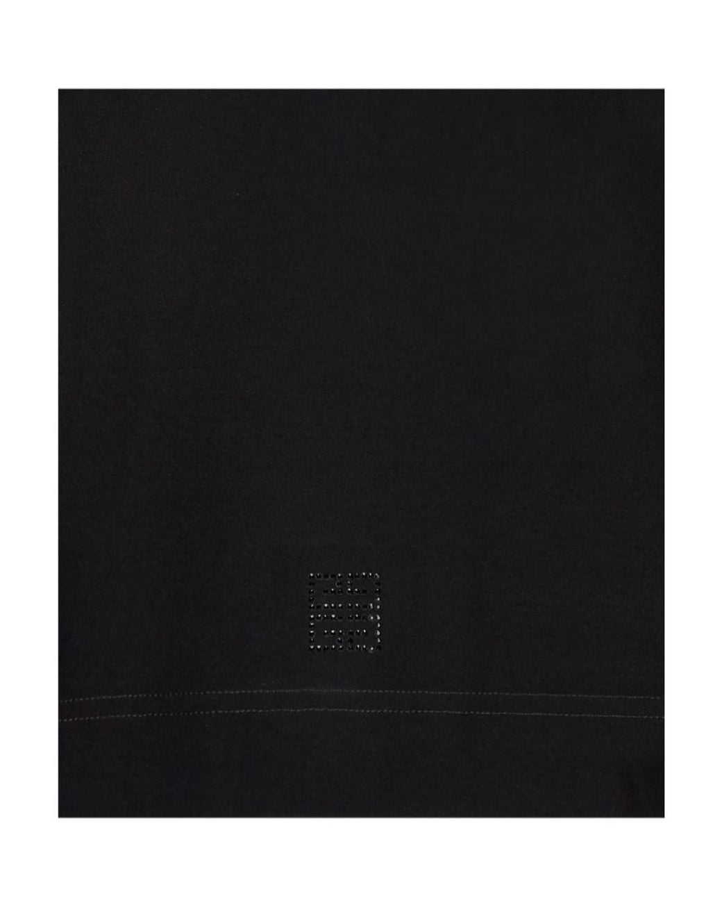 Givenchy Black Logo Embellished Crewneck T-Shirt