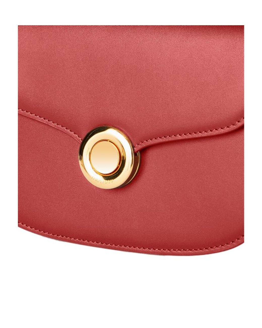 Loro Piana Red Ghiera Logo Shoulder Bag