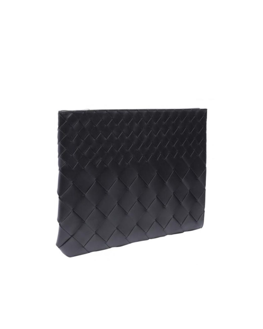 Bottega Veneta Black Half Zip Pouch for men