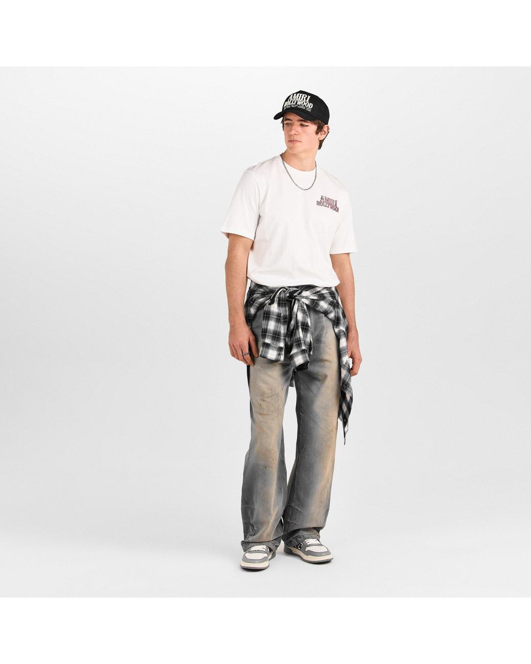 Amiri White Classic Low Sn62 for men