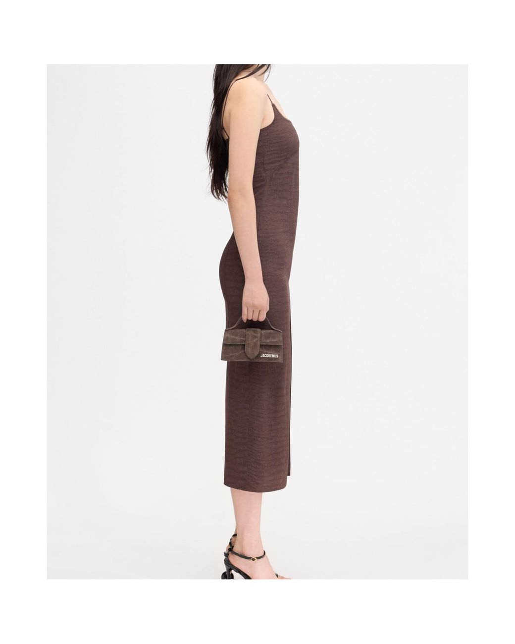 Jacquemus Brown Sling Dress