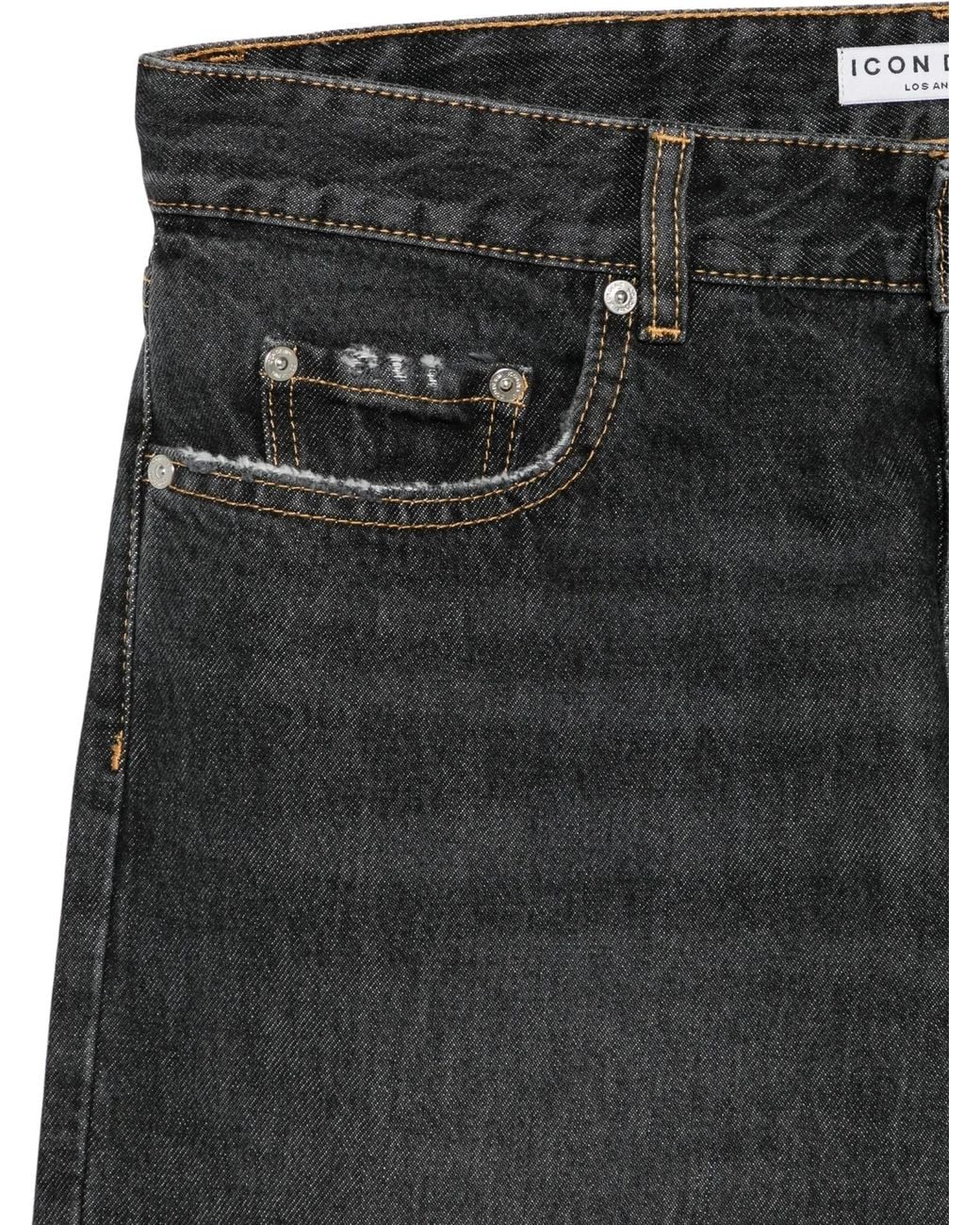 ICON DENIM Gray Kanye Jeans for men