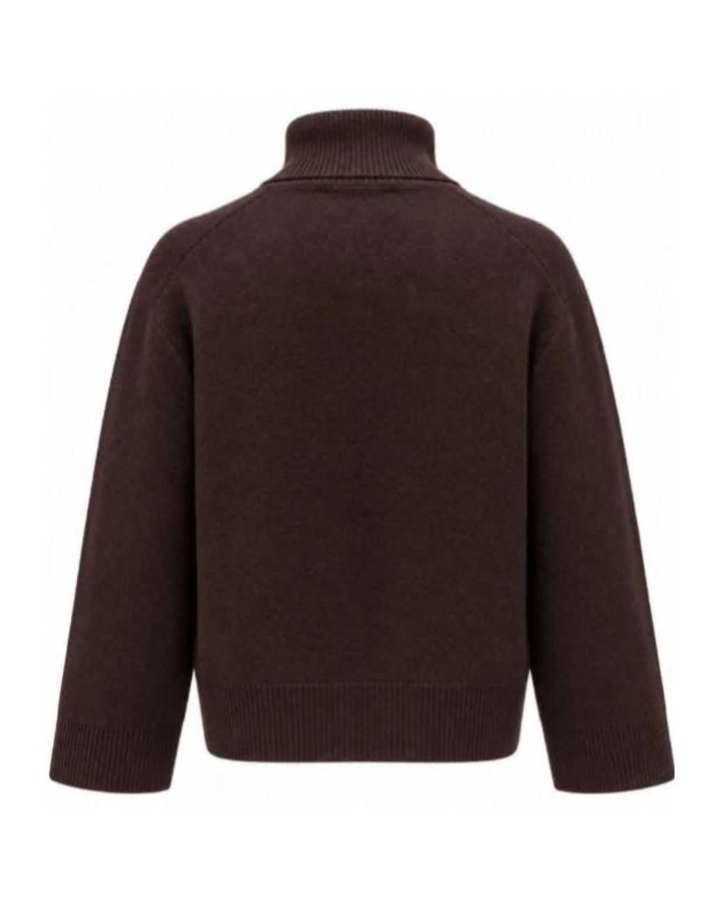 Yves Salomon Purple Ribbed-Knit Cashmere Sweater