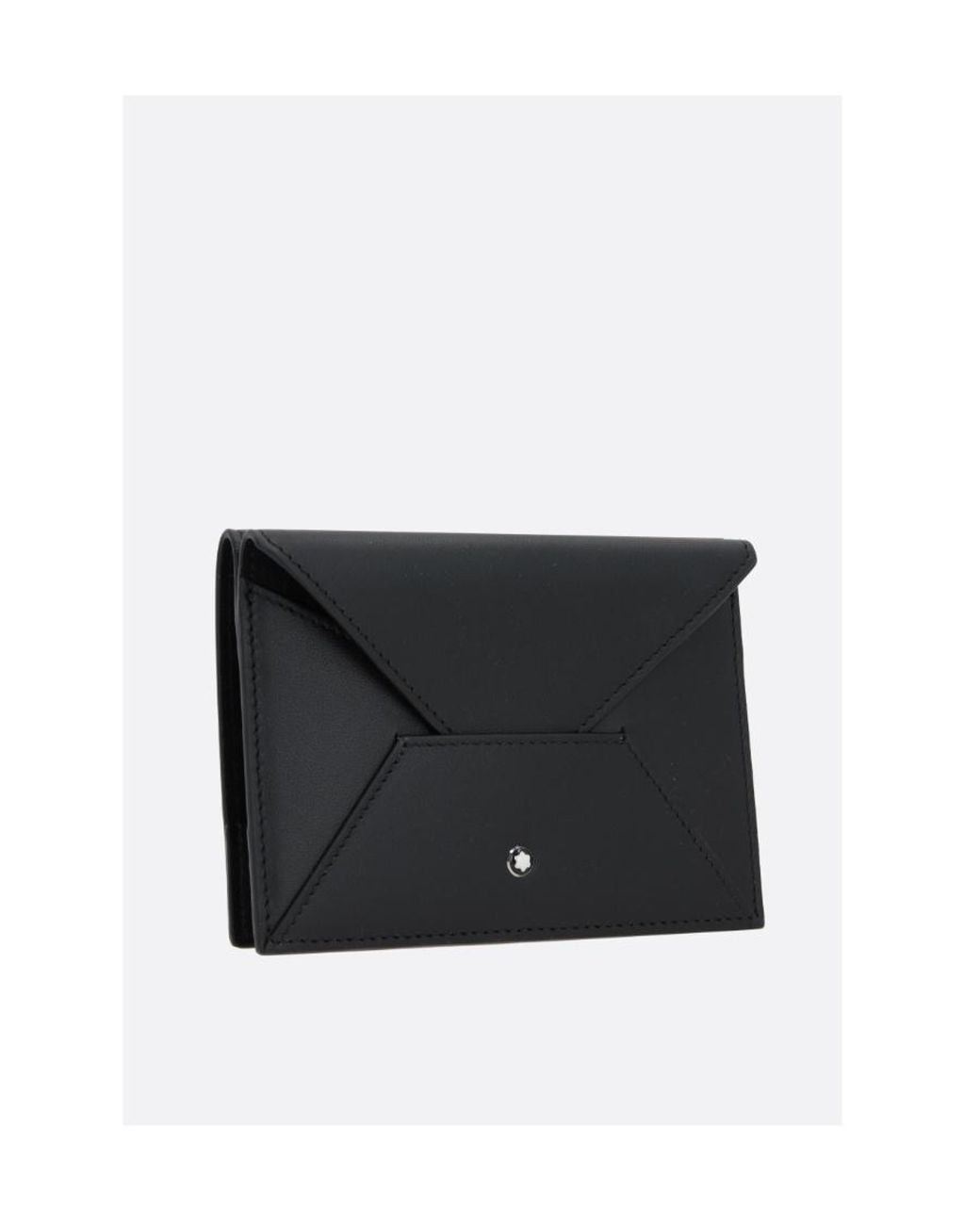 Montblanc Black Meisterstück Selection Leather Passport Holder for men