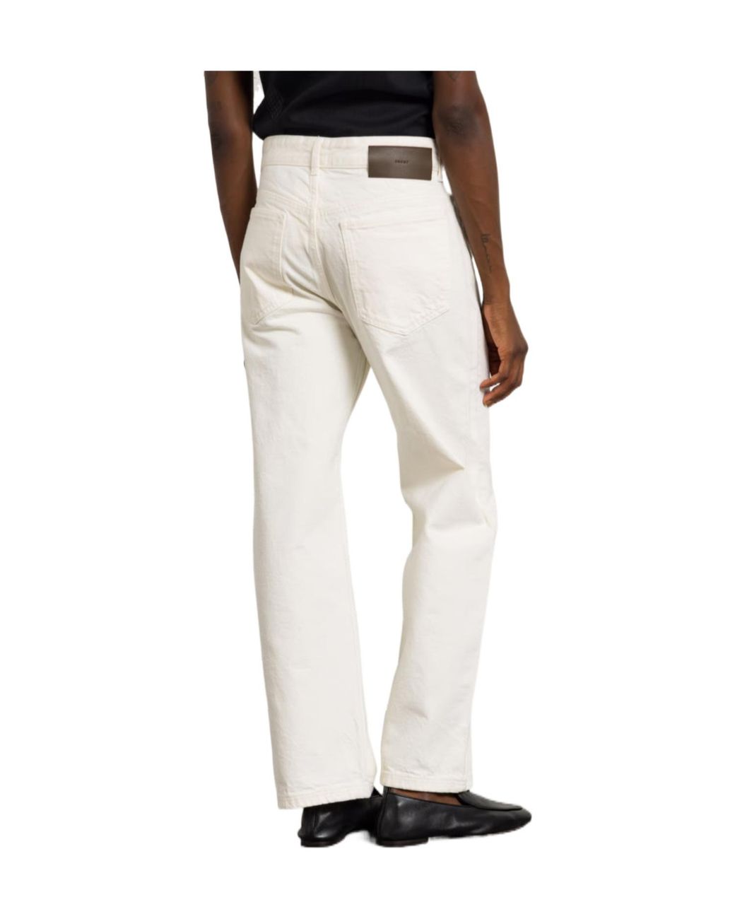 Soeur White Harrison High-Rise Wide-Leg Jeans