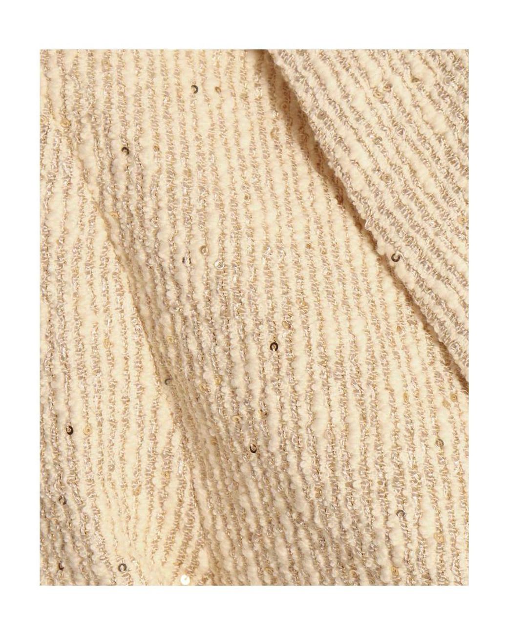 Fabiana Filippi Natural Double-Breasted Blazer