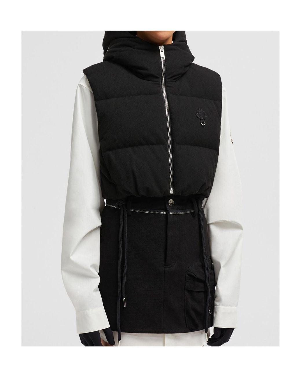 Moncler Black X Willow Smith Alexi Hooded Down Vest