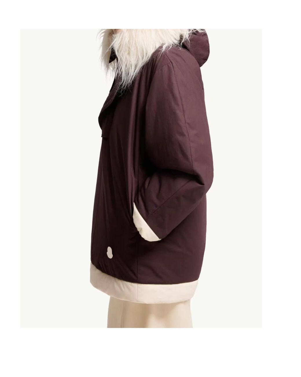Moncler Purple Jil Sander Bowtiediene Short Down Jacket for men