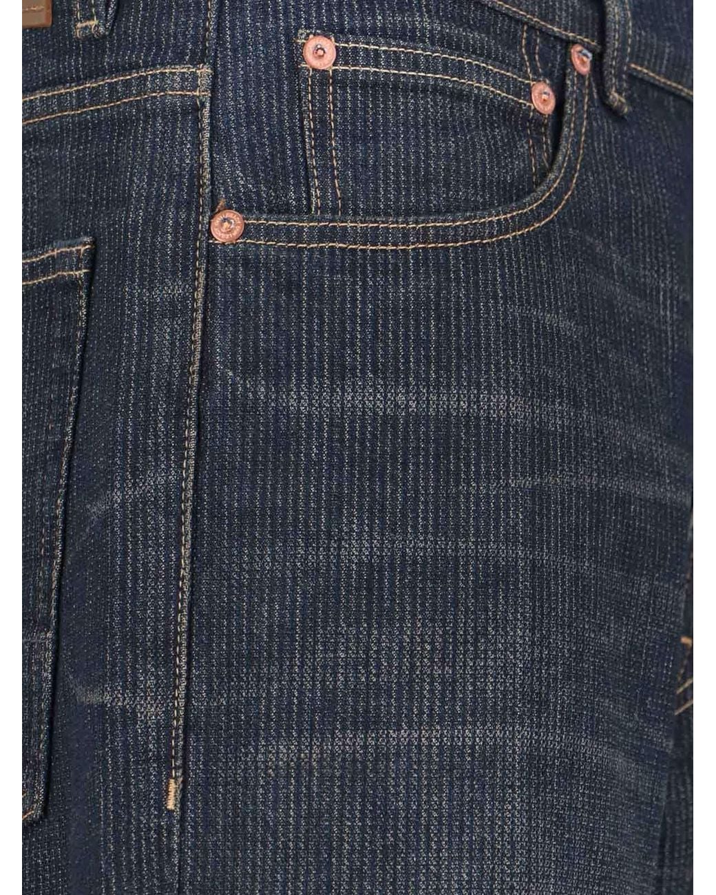 Our Legacy Gray Third Cut Wide-Leg Jeans for men