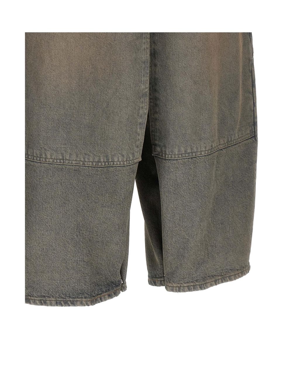 Haikure Gray Legacy Wide-Leg Workwear Jeans