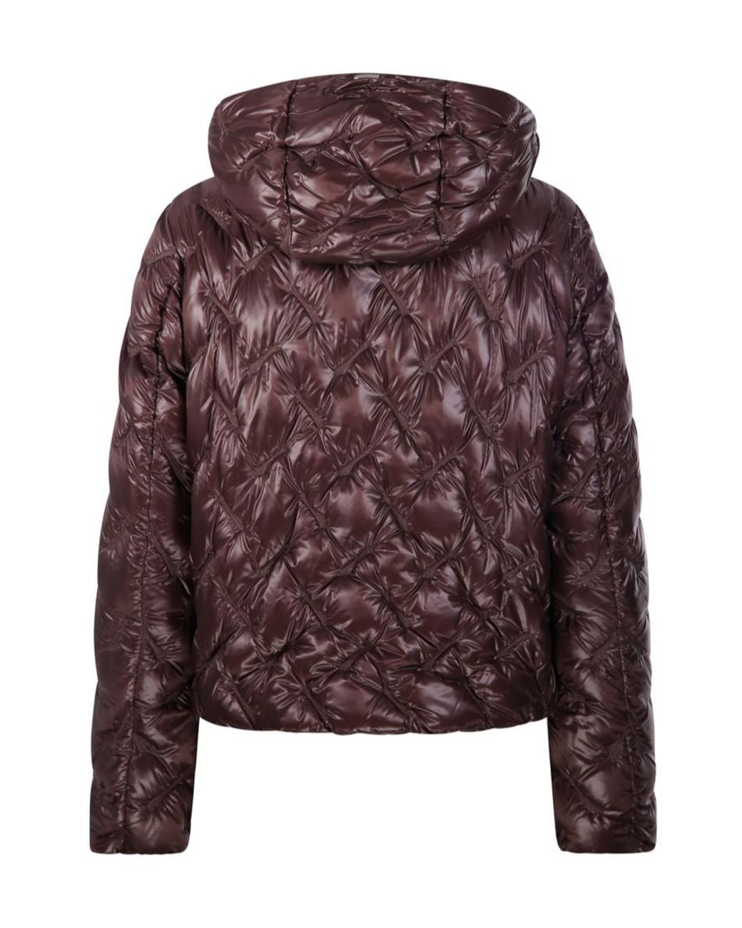 Herno Purple Zip-Up Hooded Jacket