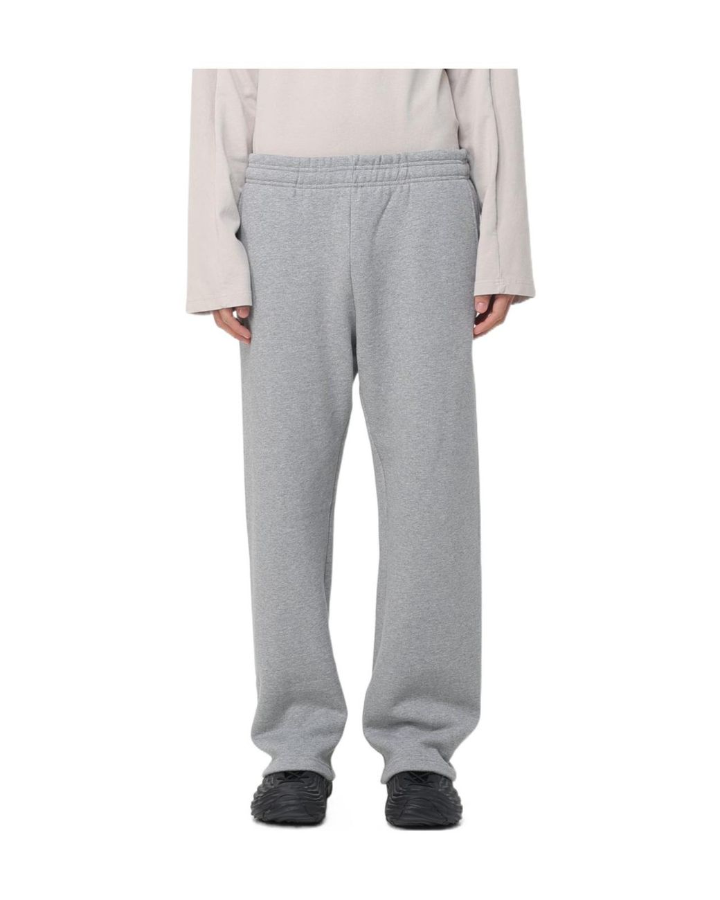 Entire studios White Straight-Leg Elastic Waistband Sweatpants for men