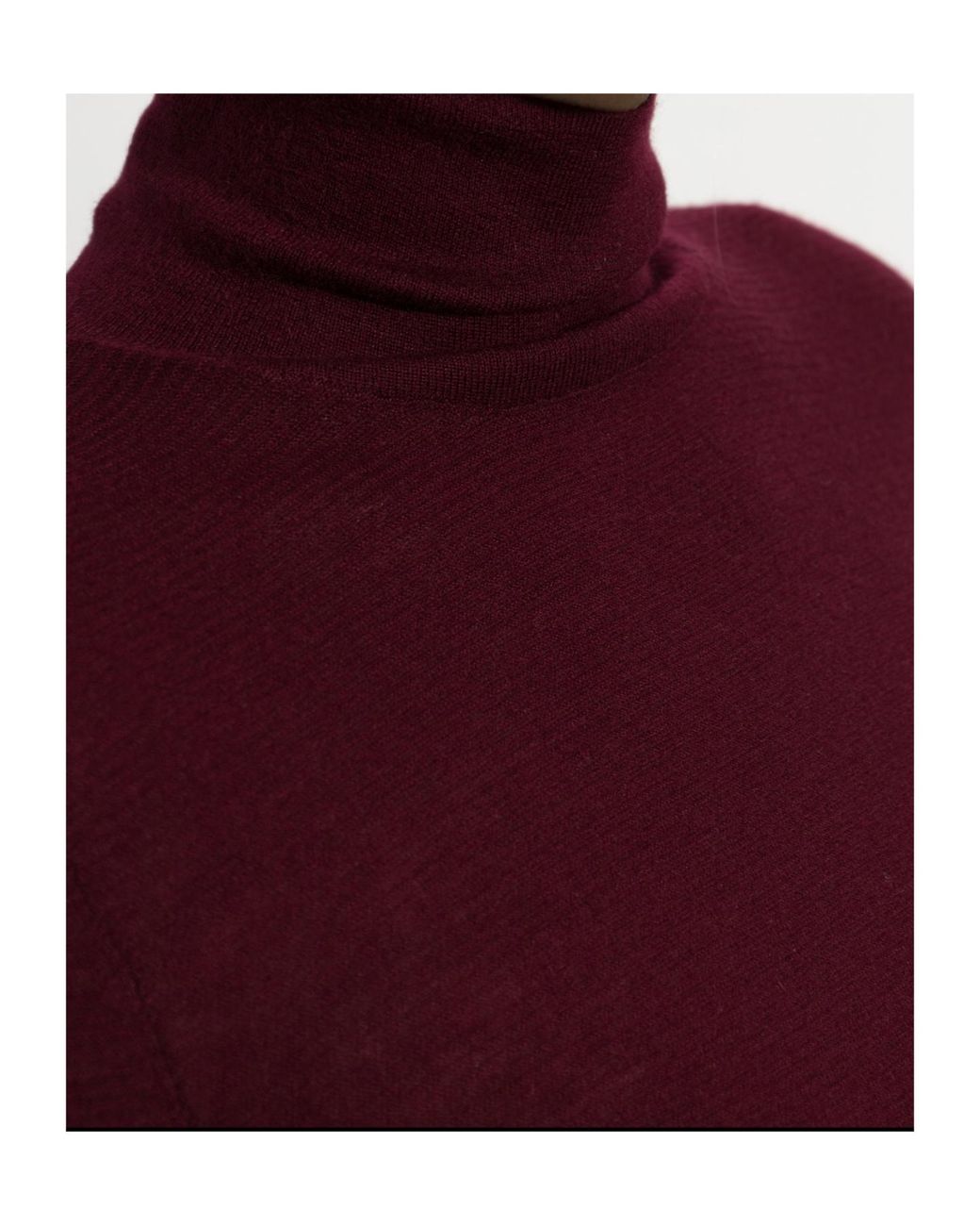 Lisa Yang Purple Lory Turtleneck Knitted Top
