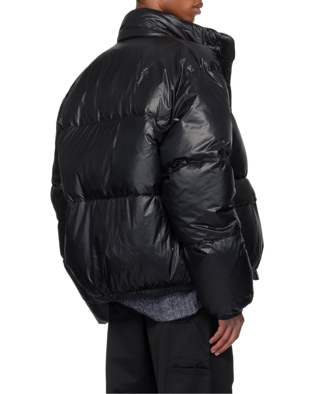 Our Legacy Black Inhale Puffer Jacket for men