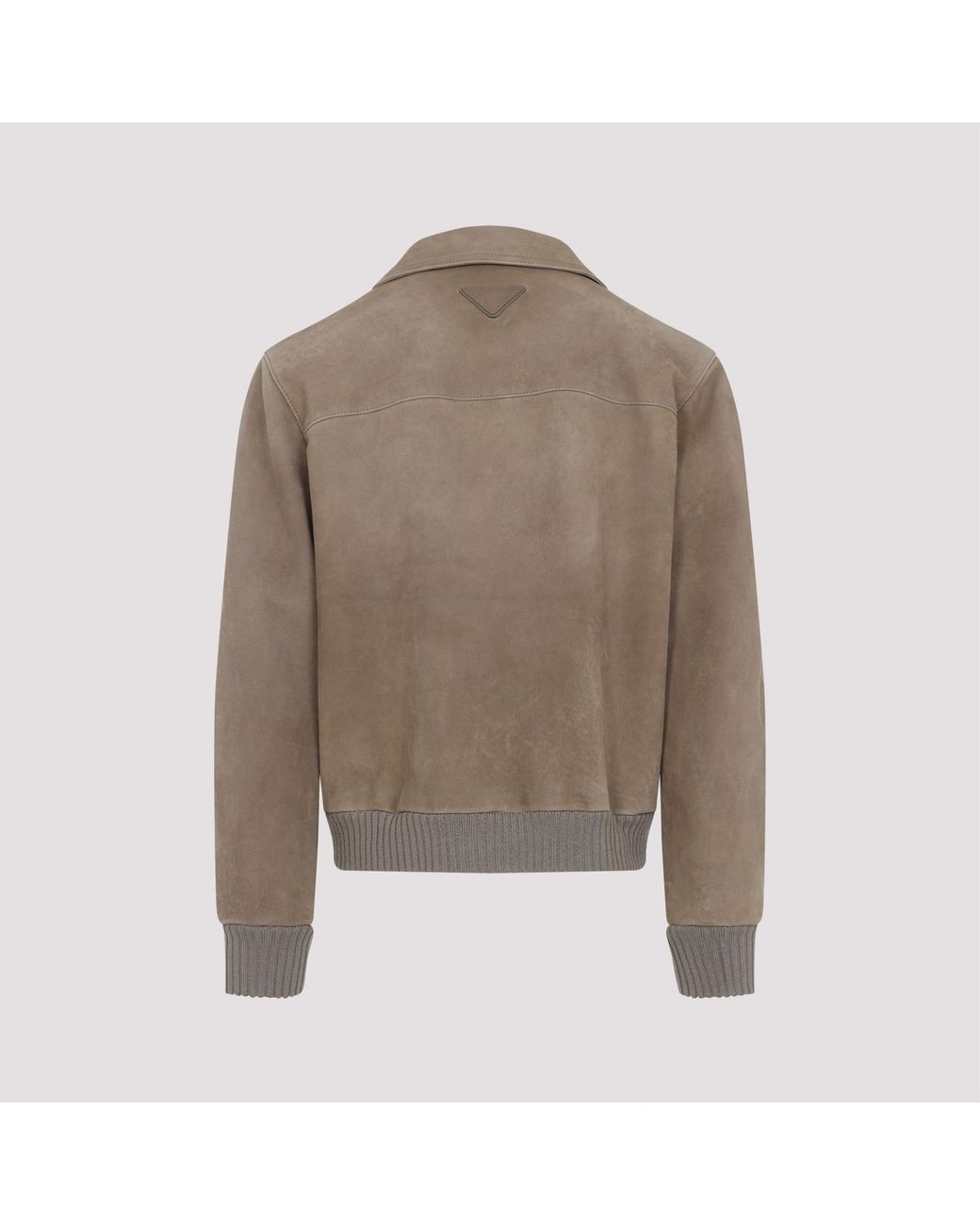 Prada Brown Long-Sleeved Button-Up Jacket for men
