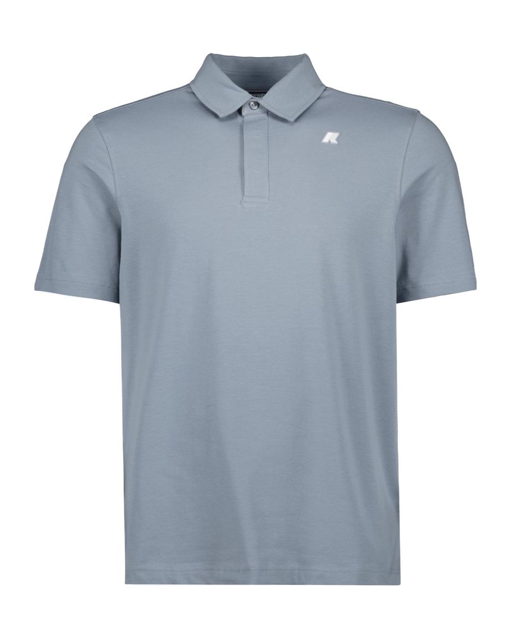 K-Way Blue Vincelle Light Stretch Jersey Polo Shirt for men