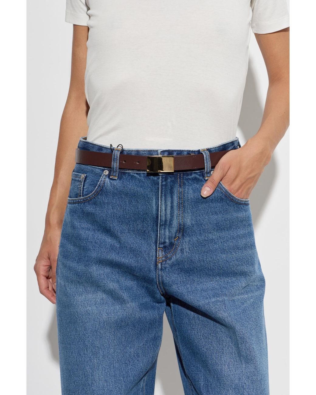 Victoria Beckham Multicolor Portofino Mirror Belt