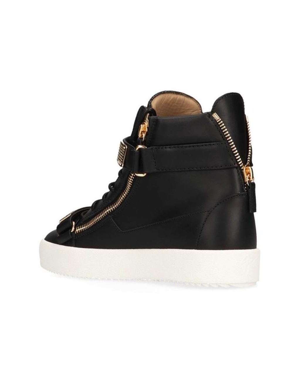 Giuseppe Zanotti Black Coby Series High-Top Casual Sneakers for men