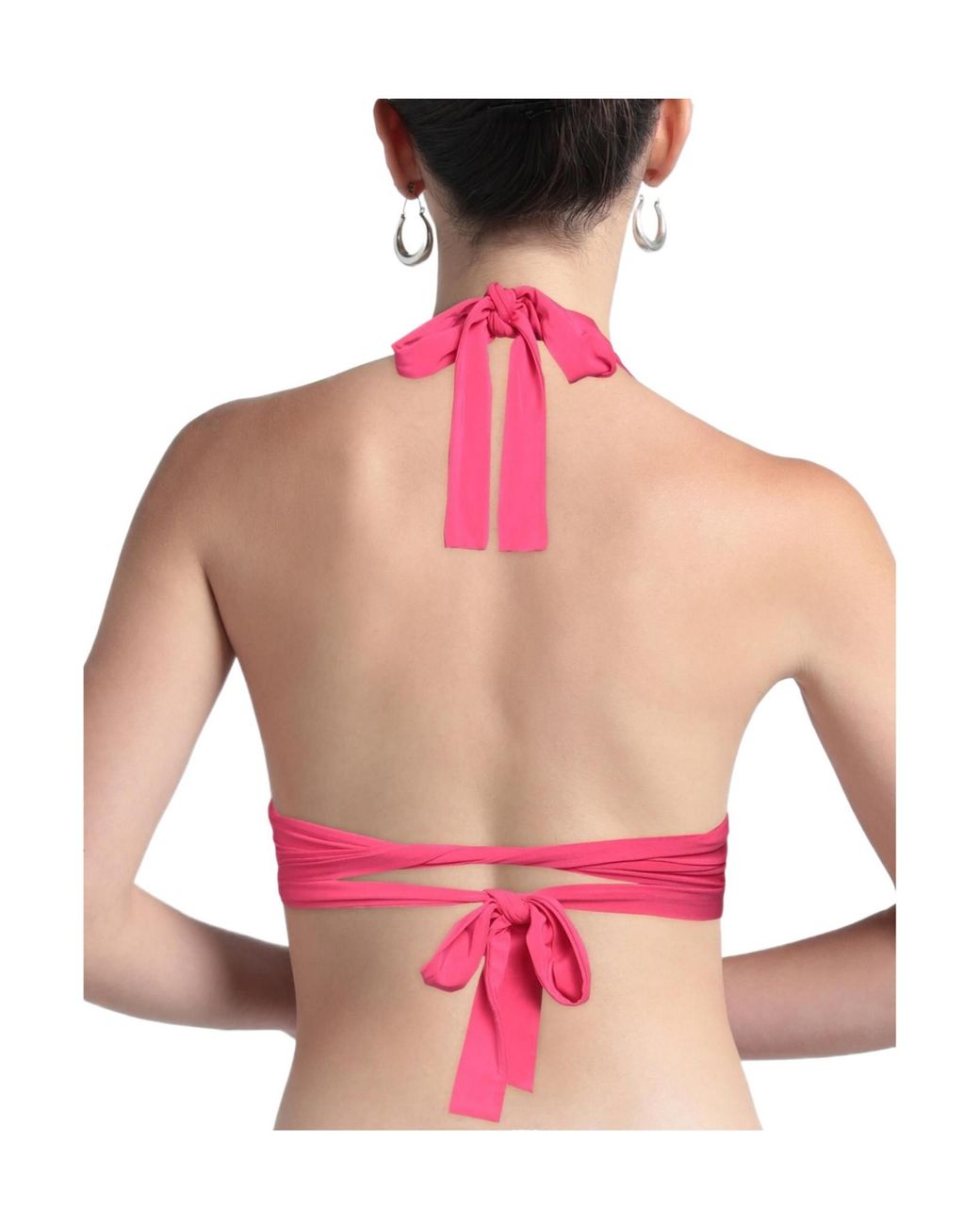 Max Mara Pink Plain Colour Bikinis