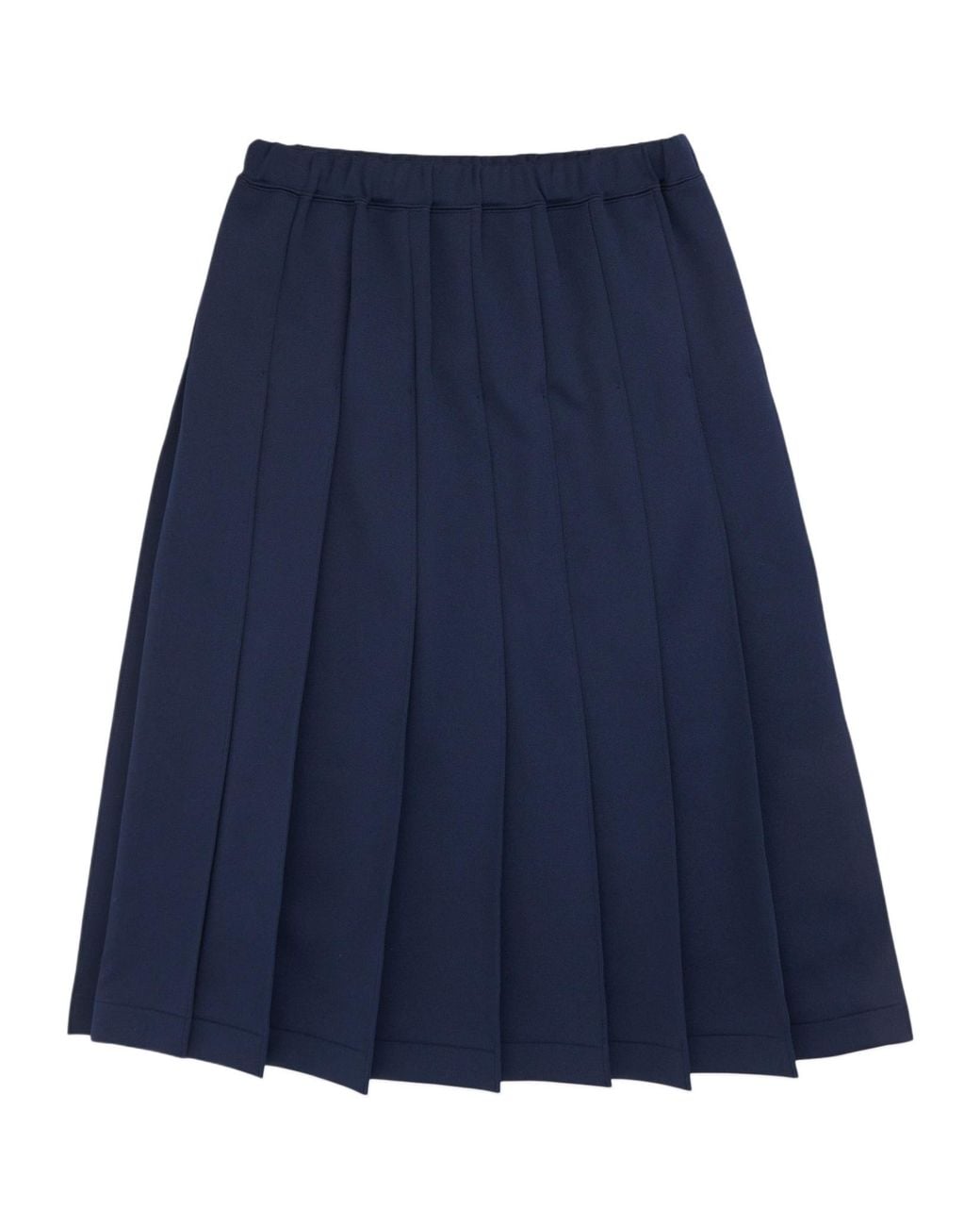 Comme des Garçons Blue Pleated Skirt