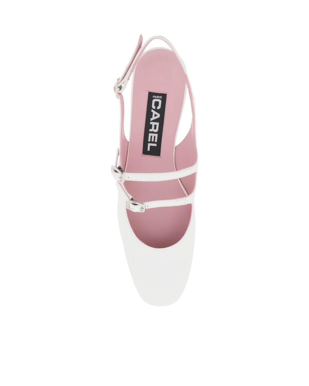 CAREL PARIS Pink Carel Peche Patent Flat Shoes