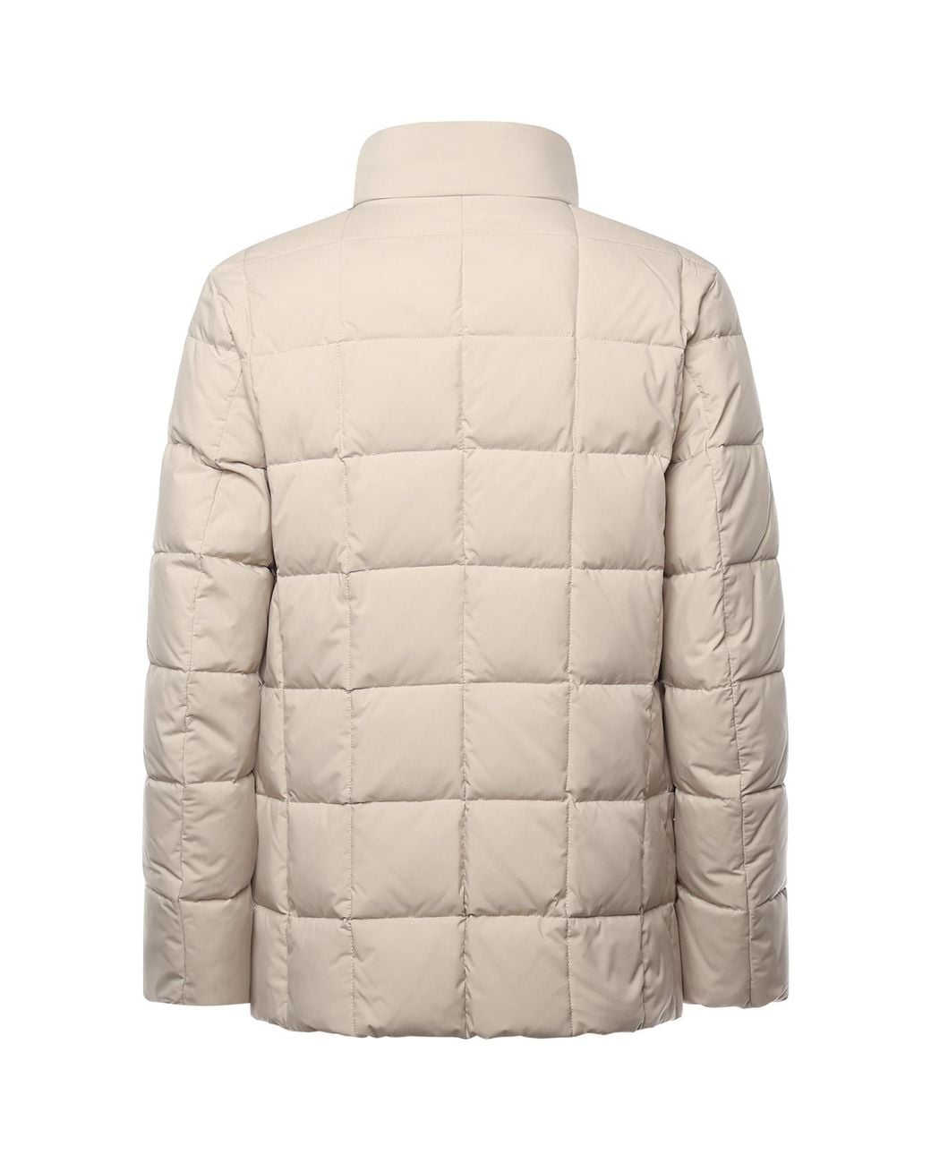 Fay Natural Quilted Zip-Closure Coat for men