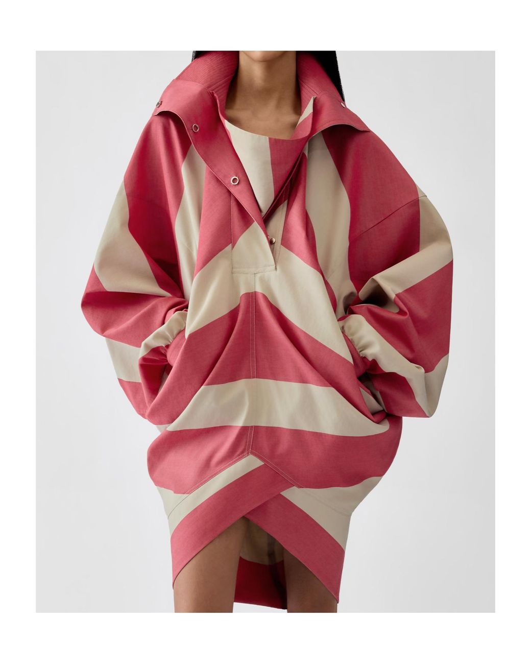 Jacquemus Red Losange Oversized Jacket