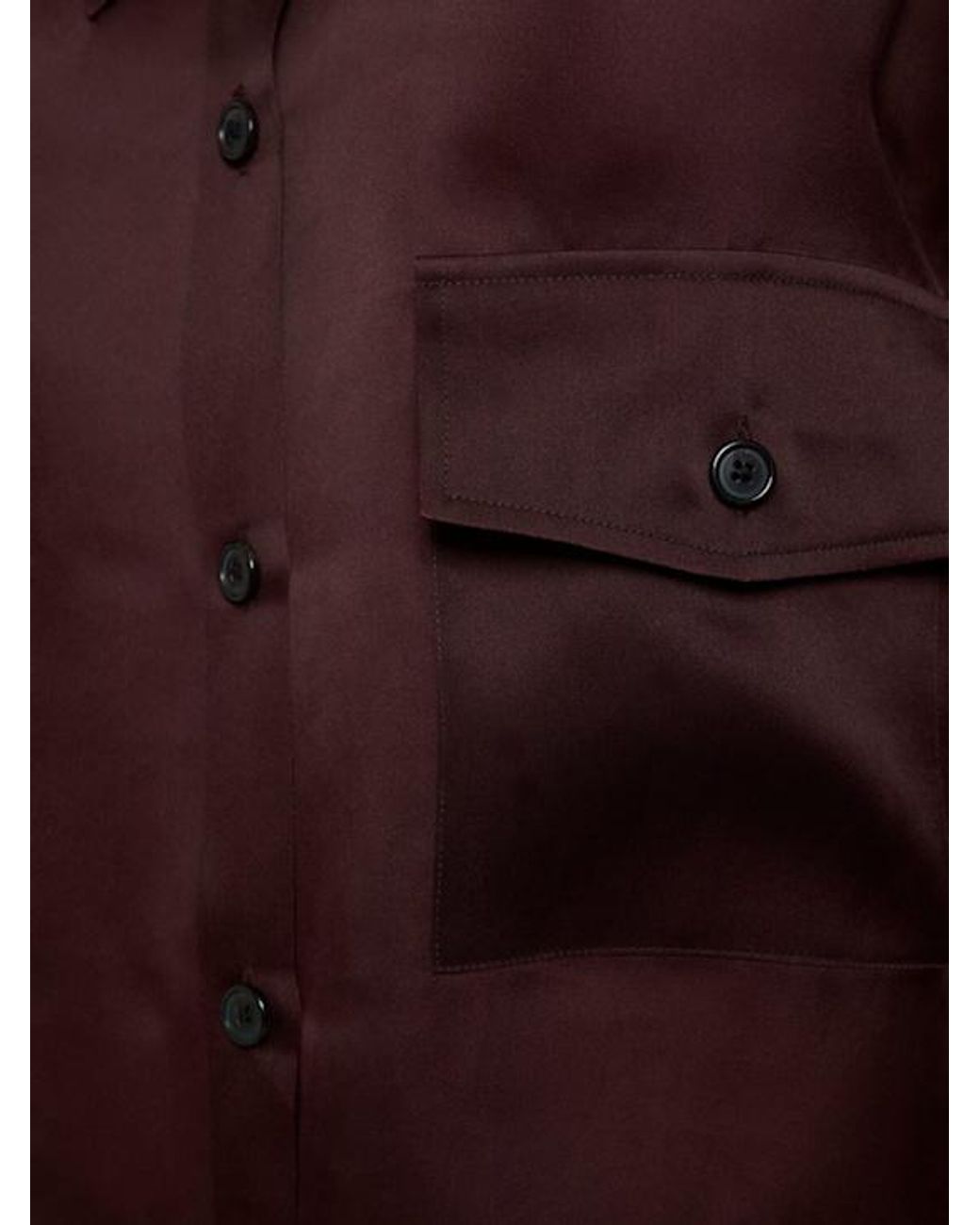 Khaite Purple Matteo Organza Shirt