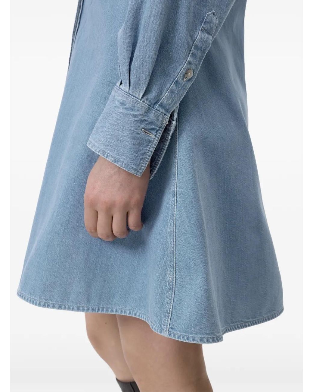 Closed Blue Waisted Denim Dress