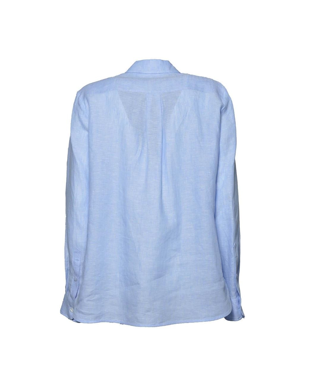 Weekend by Maxmara Blue Classic Straight Fit Shirt