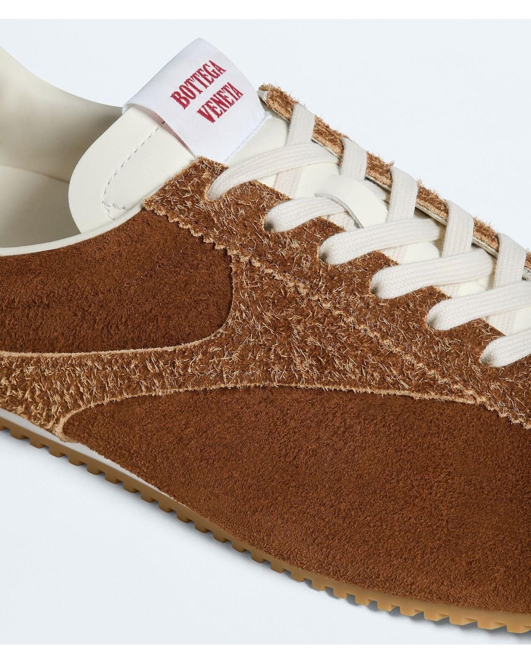 Bottega Veneta Brown Suede Shot Sneakers for men
