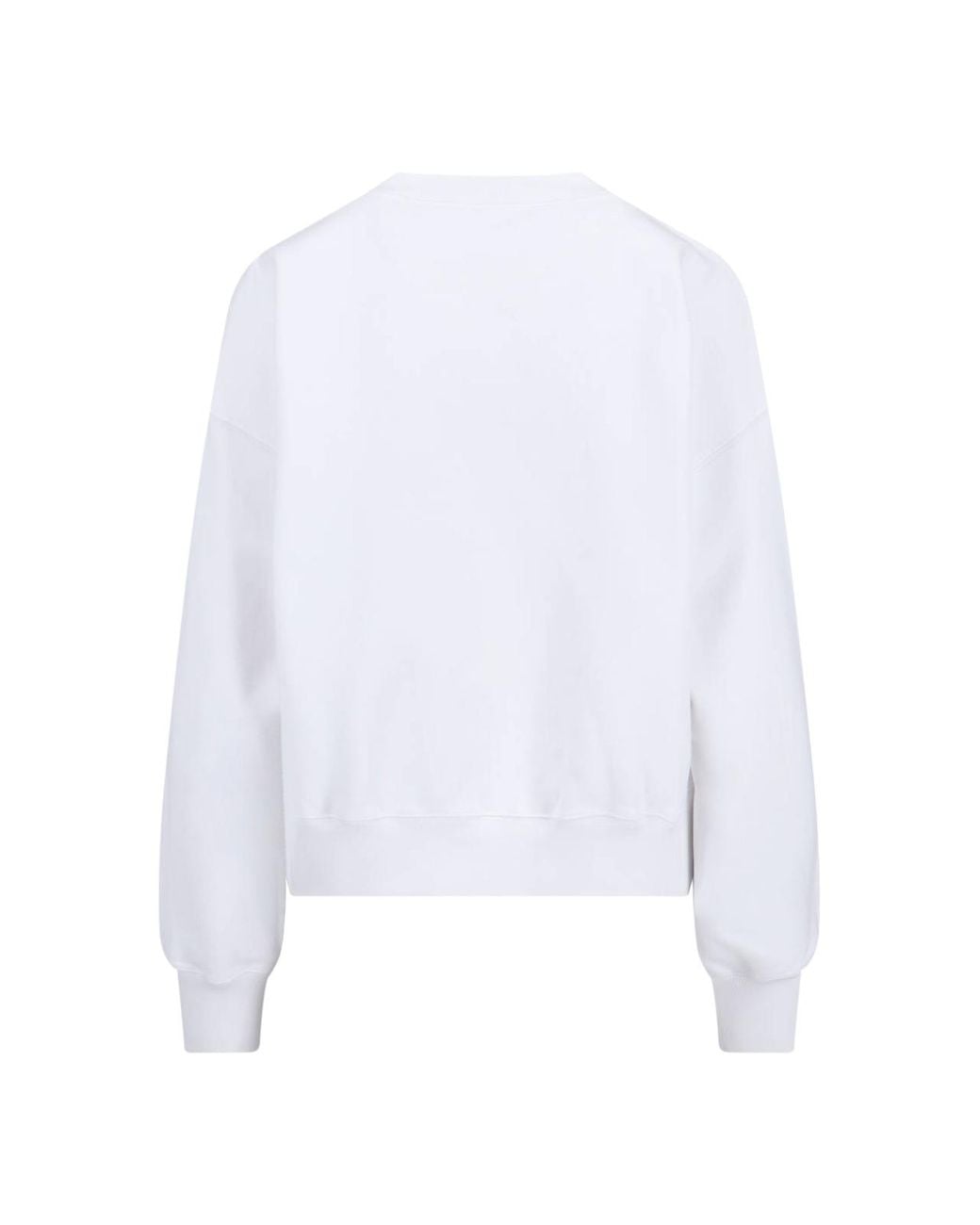 Gucci White Logo Printed Crewneck Sweatshirt