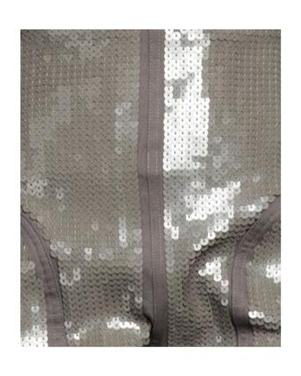 Rick Owens Gray Sequined Decorated Trousers