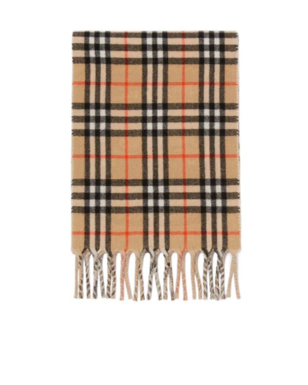 Burberry Natural Reversible Logo Scarf for men
