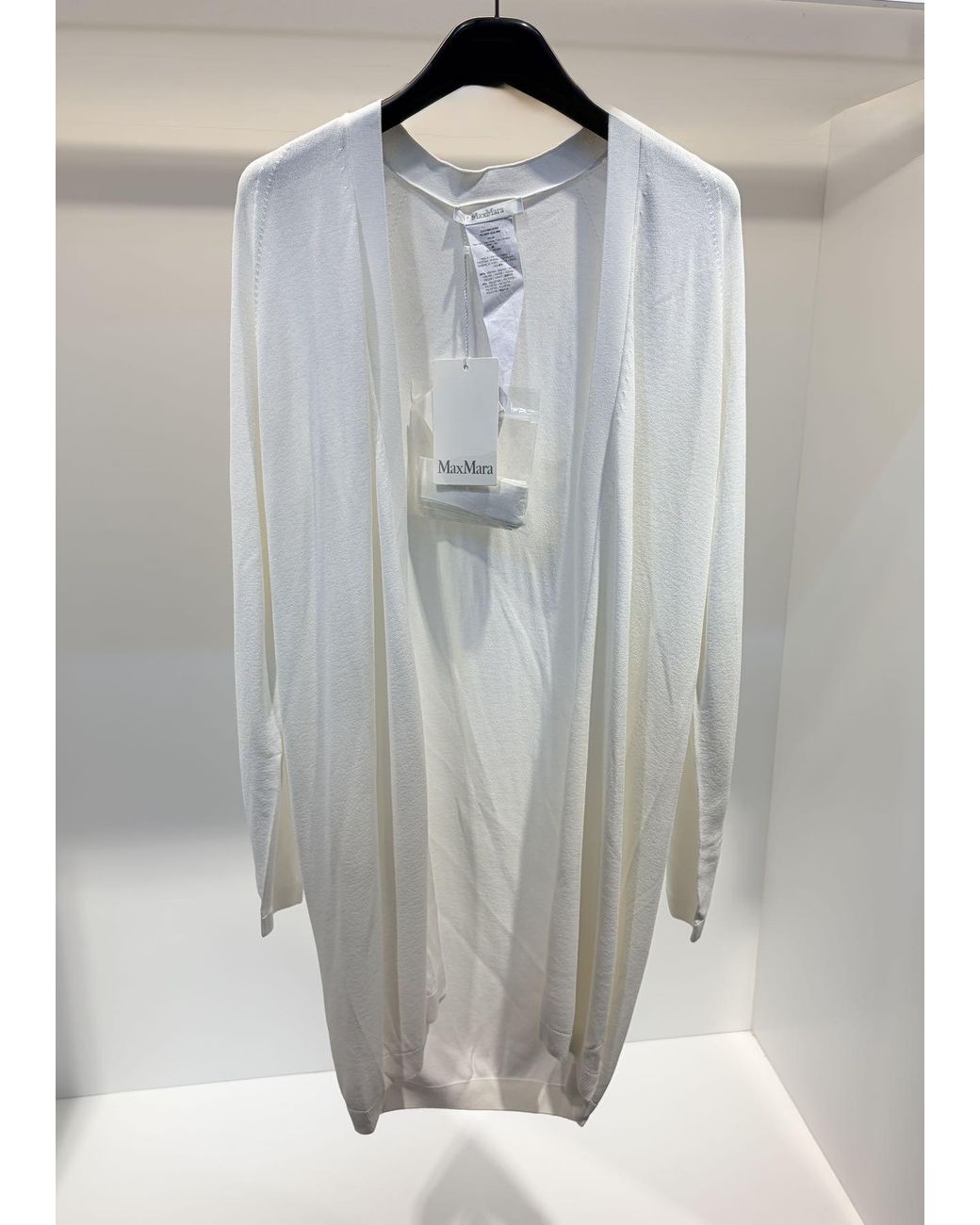 Max Mara White Long-Sleeved Knitwear