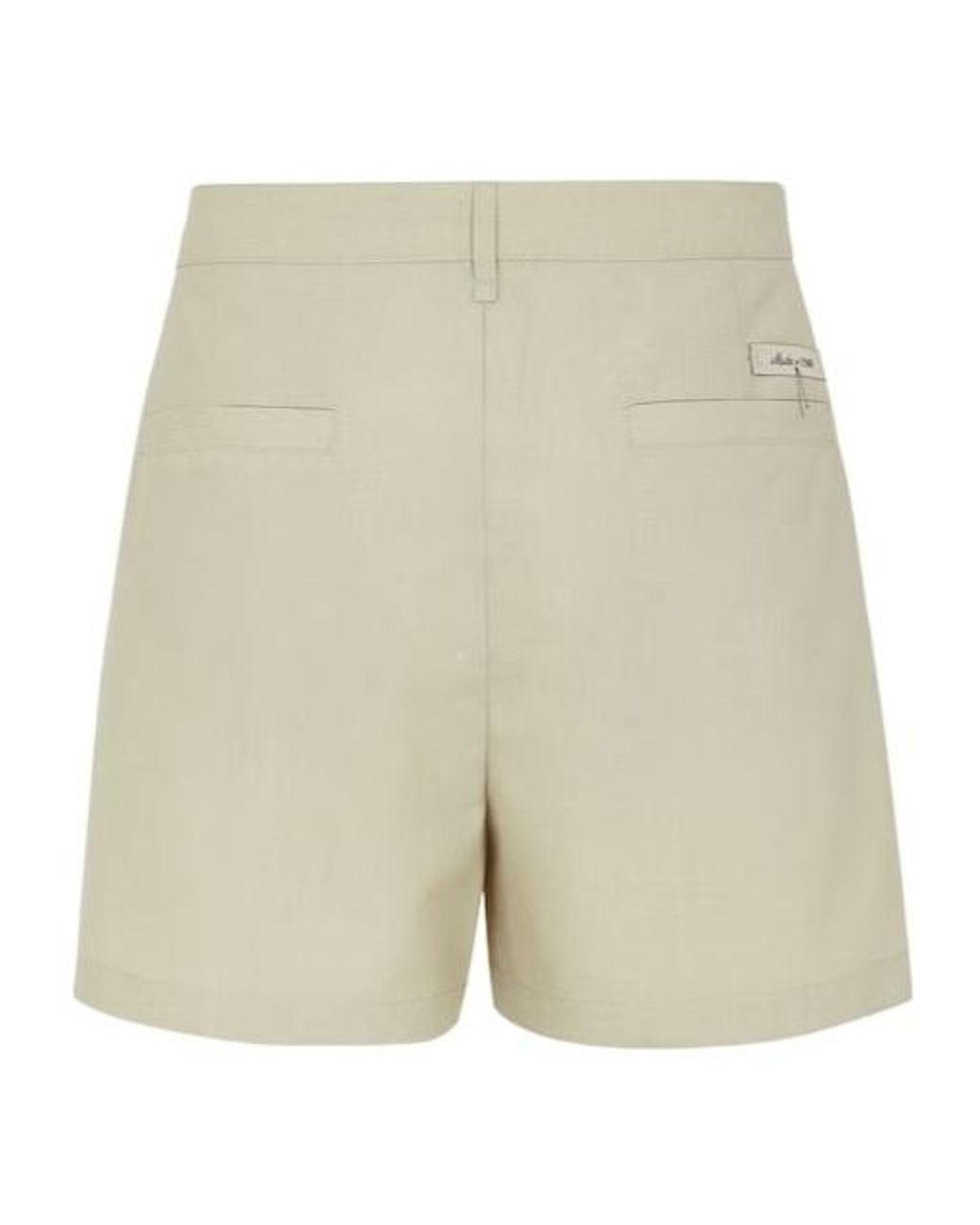 Fendi Natural Logo Patch Bermuda Shorts for men