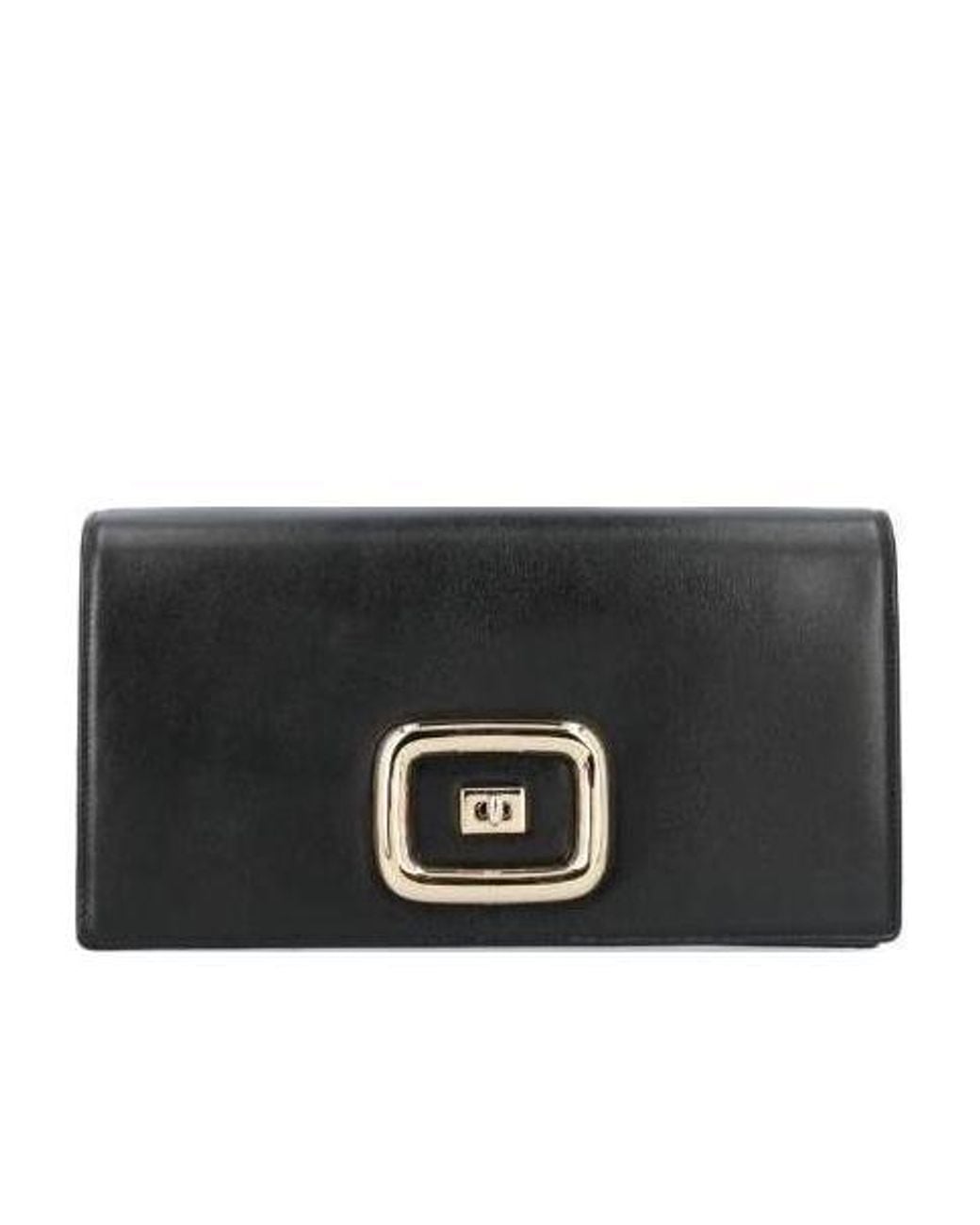 Roger Vivier Black Viv' Choc Crossbody Bag