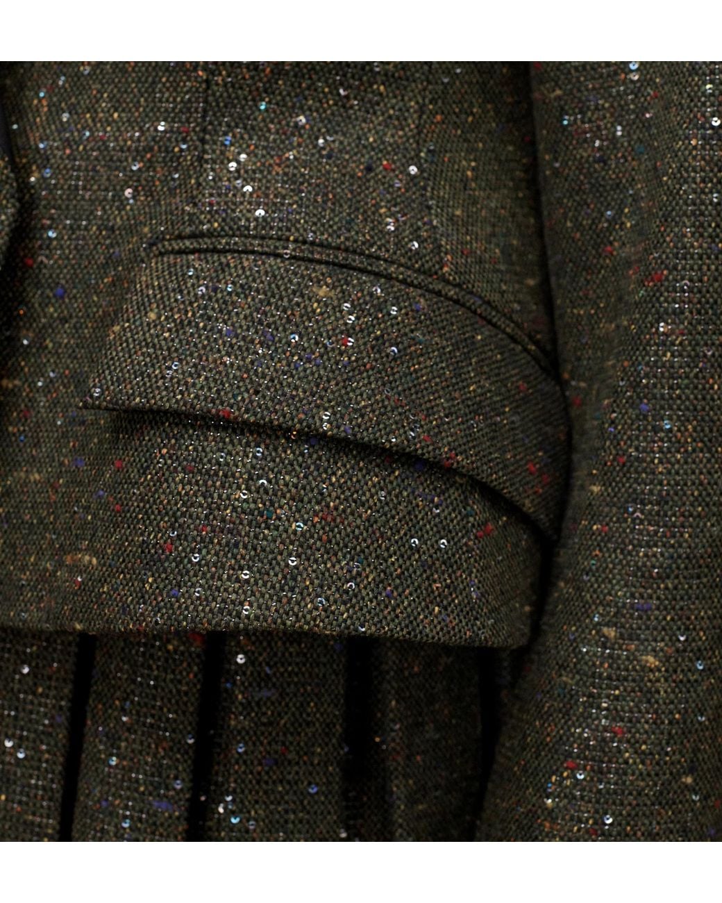 Dior Green Cropped Fitted Jacket