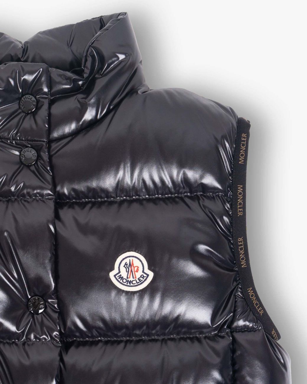 Moncler Black Waistcoats