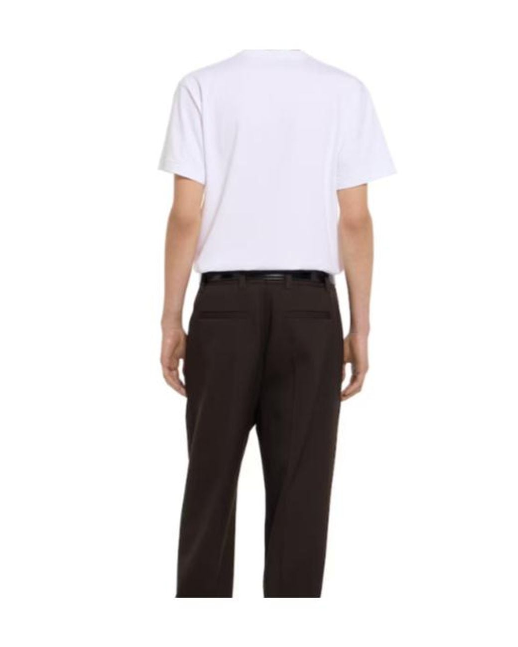 Gucci White Logo-Printed Crewneck T-Shirt for men