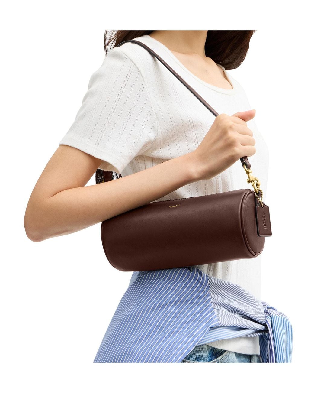 COACH Brown Barrel Bag
