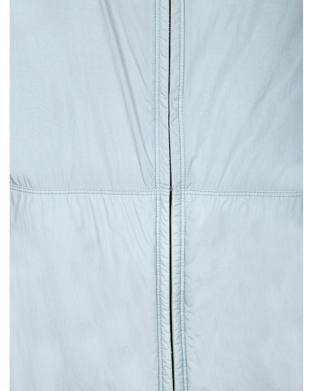 Stone Island Blue Recycled Hooded Zip Jacket for men
