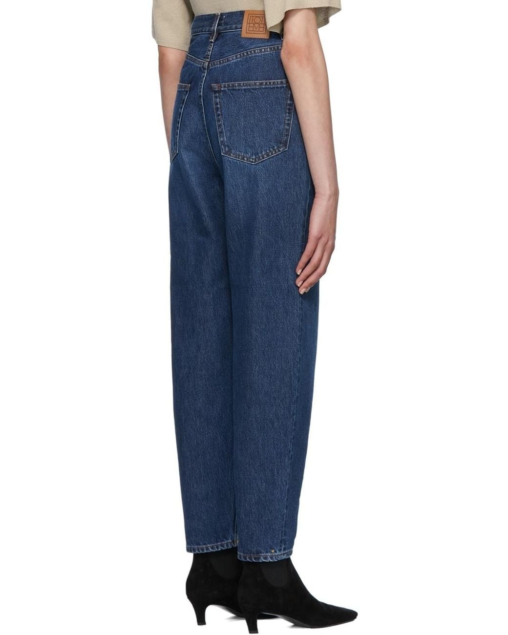 Totême  Blue Totême Classic Tapered Jeans