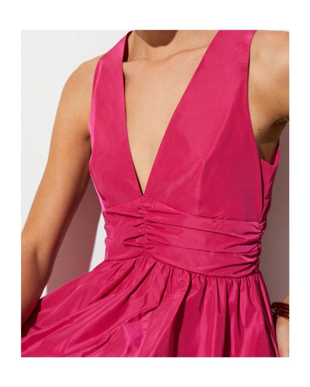 Liu Jo Pink Short Taffeta Dress
