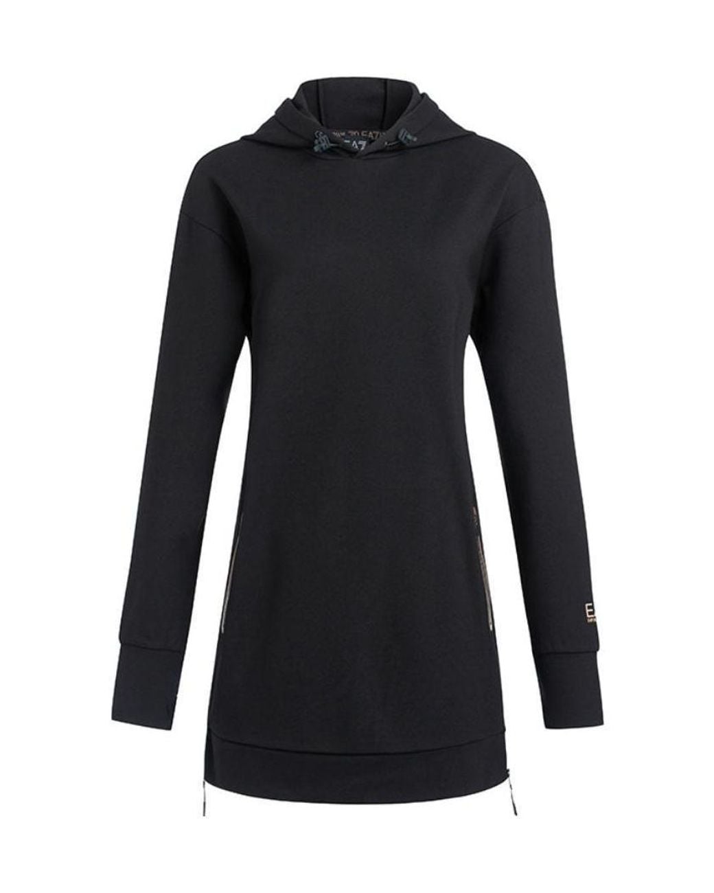 EA7 Black Sweater Dress
