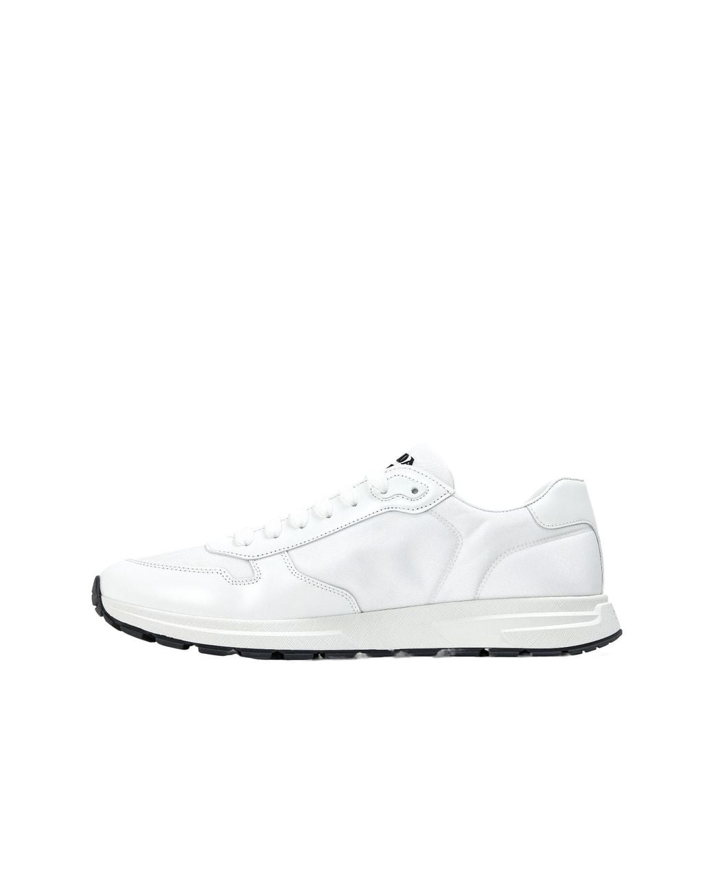 Prada White Versatile Casual Sneakers for men