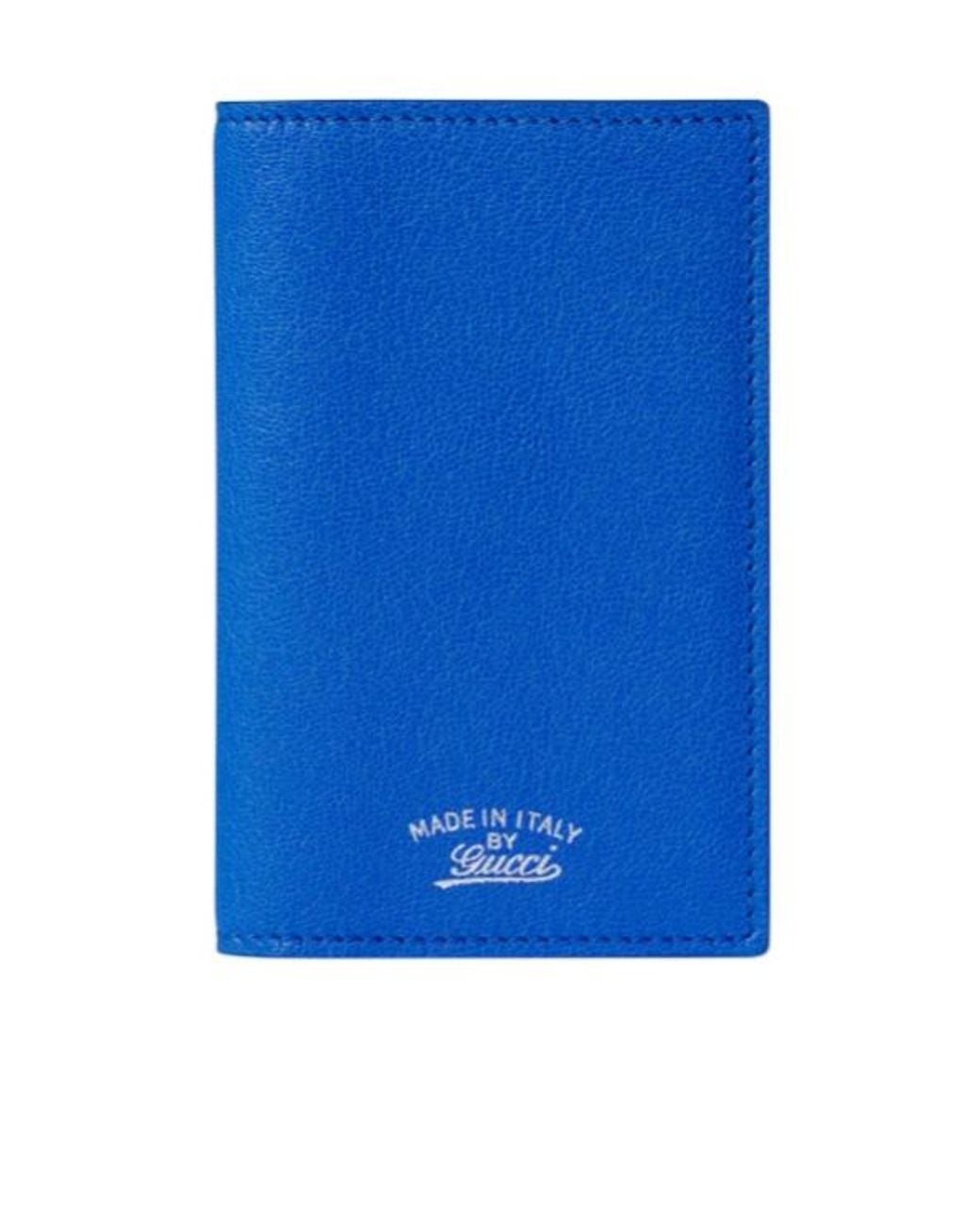 Gucci Blue Lira Card Case for men